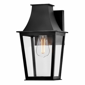 Georgetown LED Wall Mount BlackOutdoor wall sconces with motion sensor