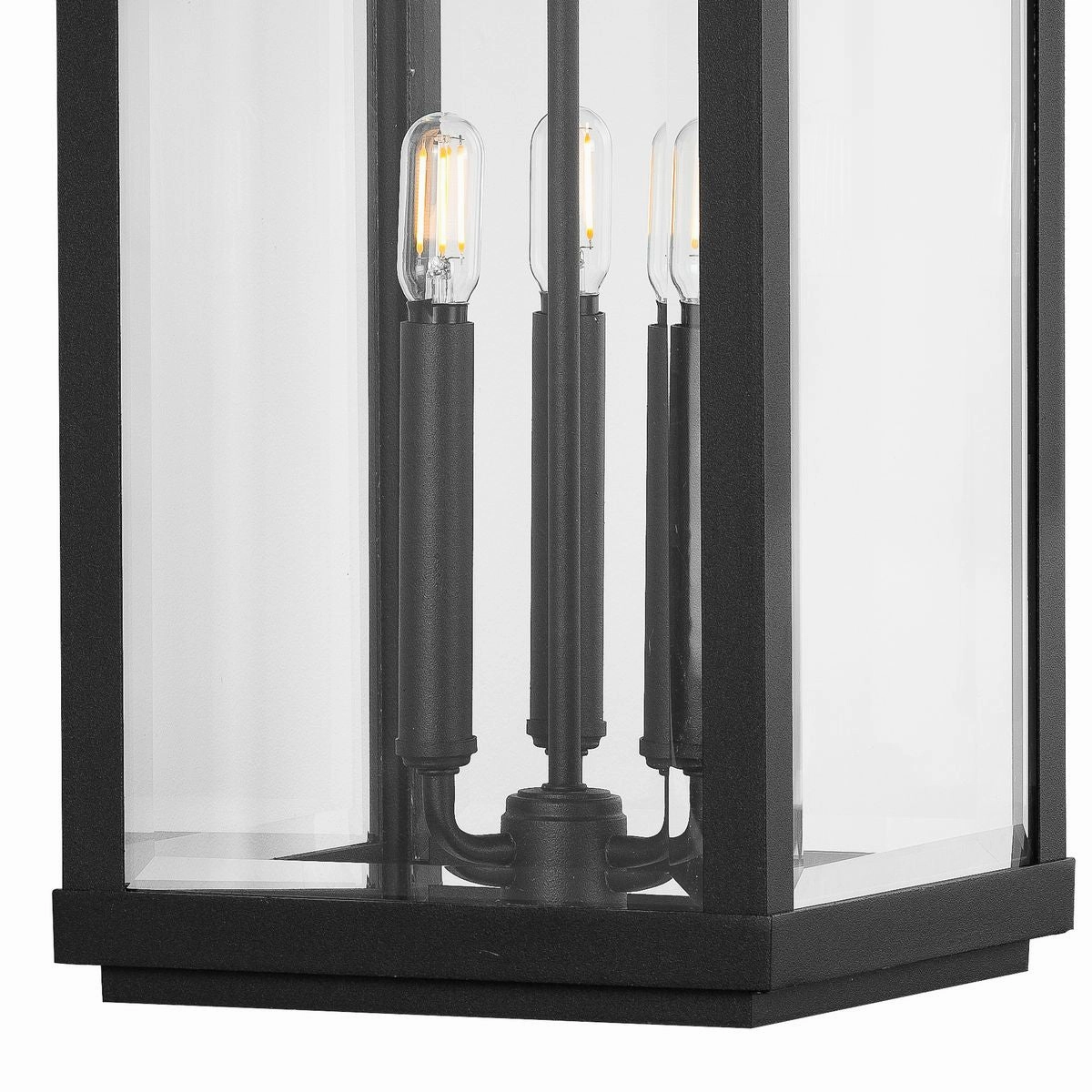 Gibbes Street Three Light Wall Lantern Black