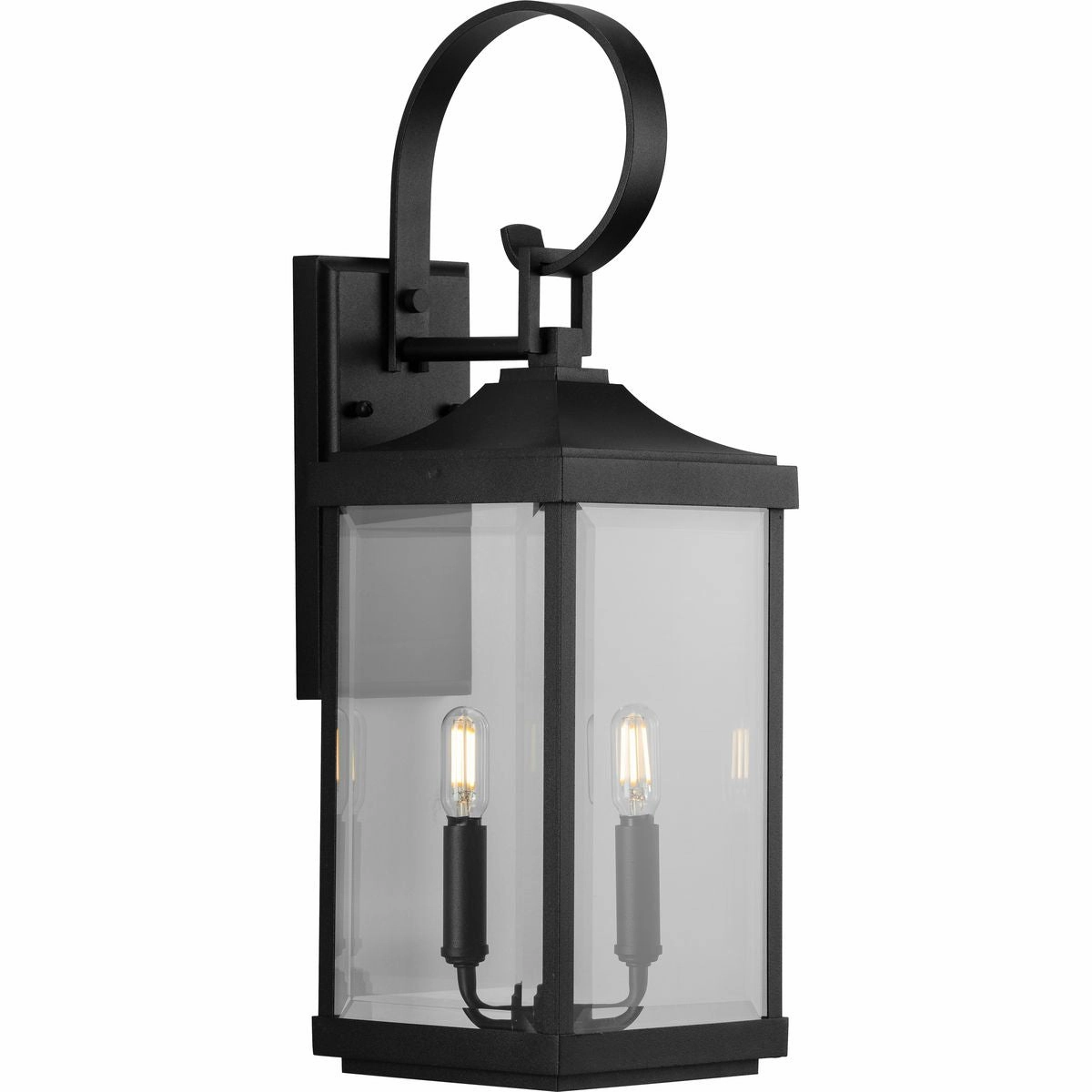 Gibbes Street Two Light Wall Lantern Black
