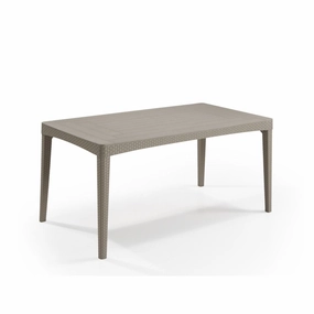 Girona Outdoor Long Dining Table Cappuccinooutdoor table for balcony or garden