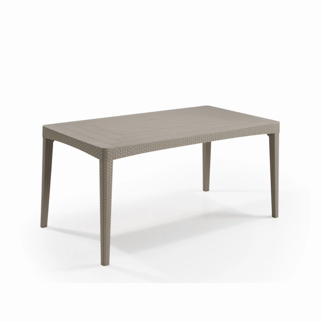 Girona Outdoor Long Dining Table Cappuccinooutdoor table for balcony or garden