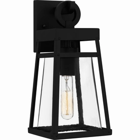 Godfrey One Light Outdoor Wall Mount Matte BlackOutdoor wall sconces with motion sensor