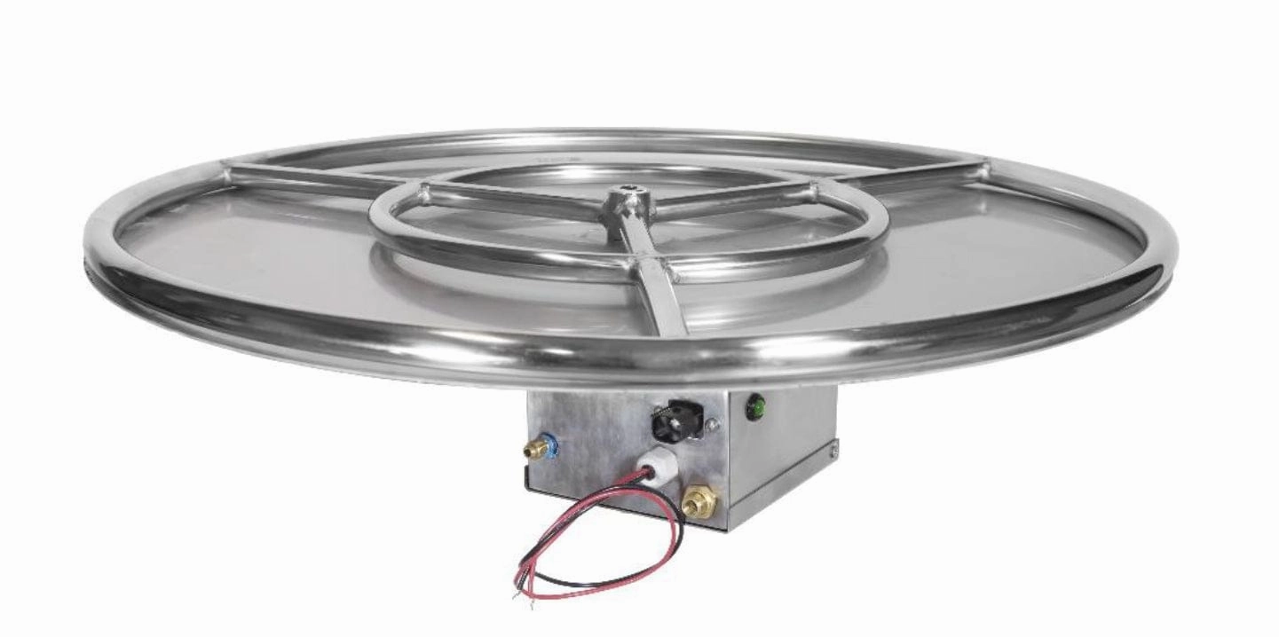 Grand Canyon 24" Round Flat Stack Outdoor Fire Pit Kit RFS-24portable outdoor fire pit with lid