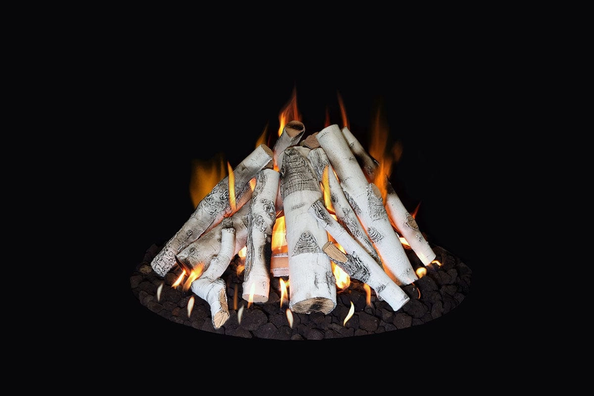 Grand Canyon 30" Round Flat Stack Electronic Start Outdoor Fire Pit Kit RFS-30-WBECS
