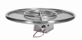 Grand Canyon 30" Round Flat Stack Outdoor Fire Pit Kit RFS-30portable outdoor fire pit with lid