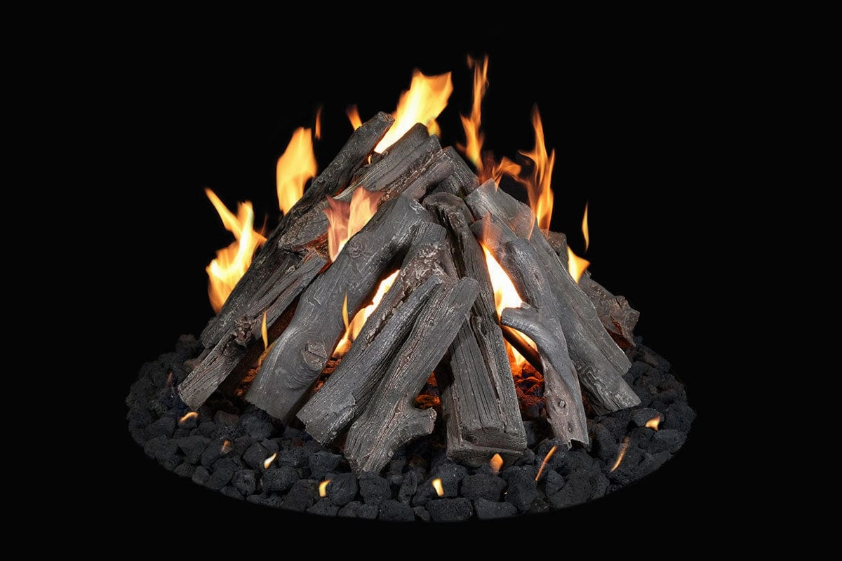 Grand Canyon 48" Round Flat Stack Electronic Start Outdoor Fire Pit Kit RFS-48-WBECS