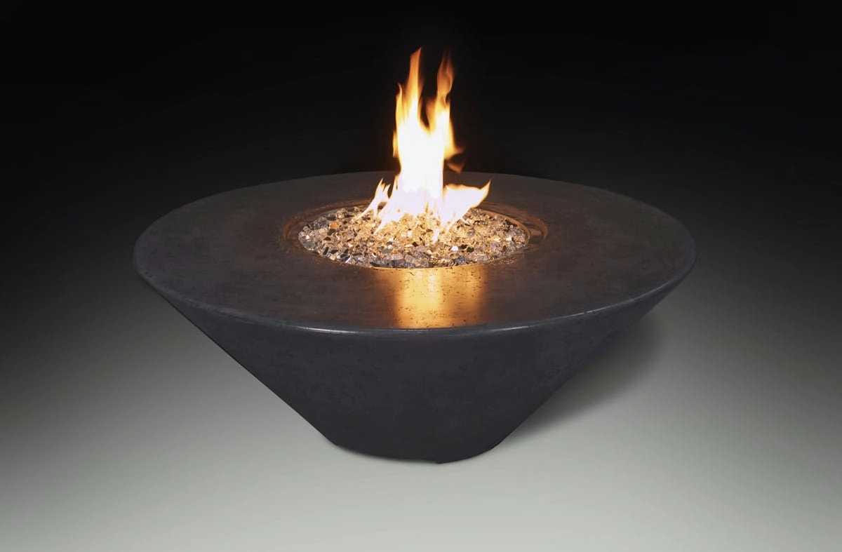 Grand Canyon Olympus 44" Round Gas Fire Pit Table ORNDFT-444418portable outdoor fire pit with lid