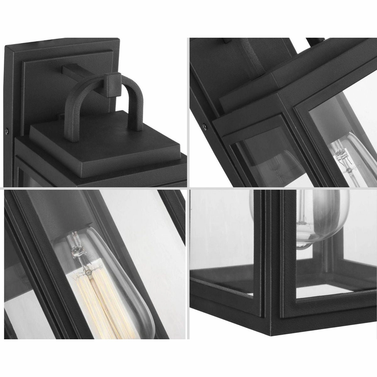 Grandbury One Light Wall Lantern Black