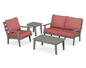 Grant Park 4-Piece Deep Seating Setoutdoor patio dining furniture set