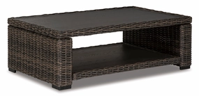 Grasson Lane - Outdoor Cocktail Table - Brownoutdoor patio furniture set