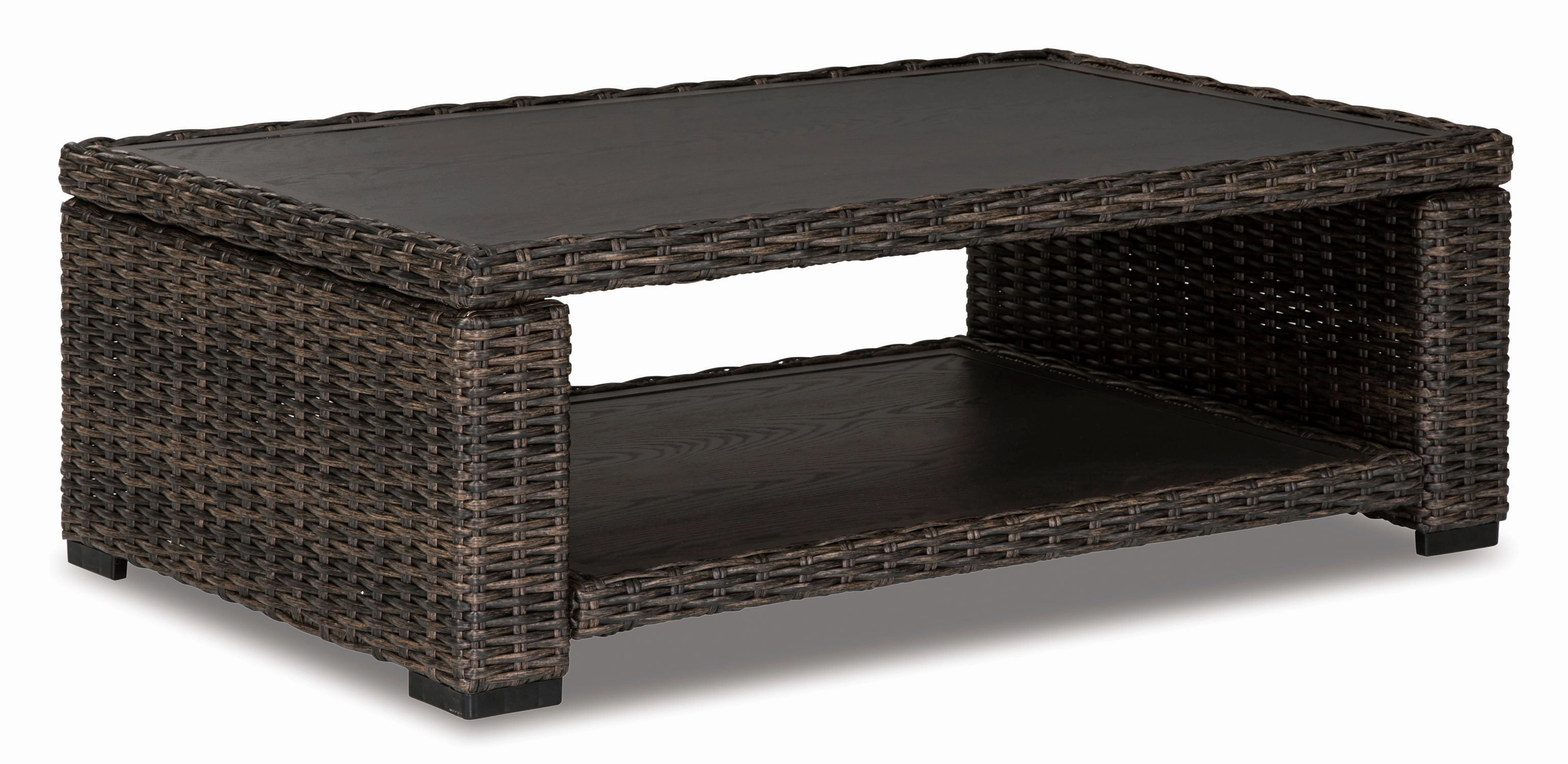 Grasson Lane - Outdoor Cocktail Table - Brownoutdoor patio furniture set