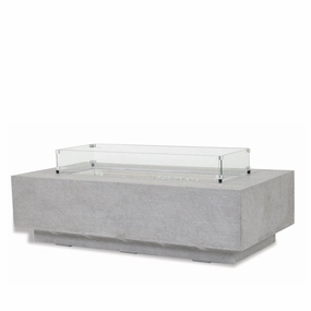 Gravelstone 60" x 30" Fire Tableportable outdoor fire pit with lid