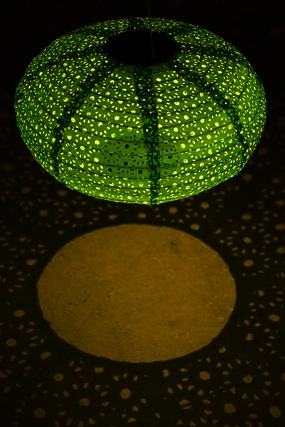 Green Hanging Outdoor Solar Lanternoutdoor garden decorative ornaments