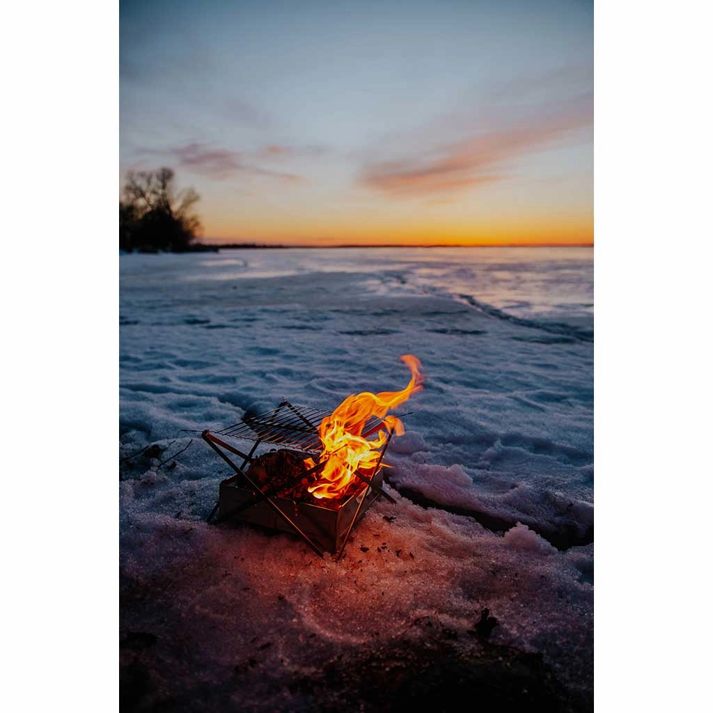 Grill with Fire Set