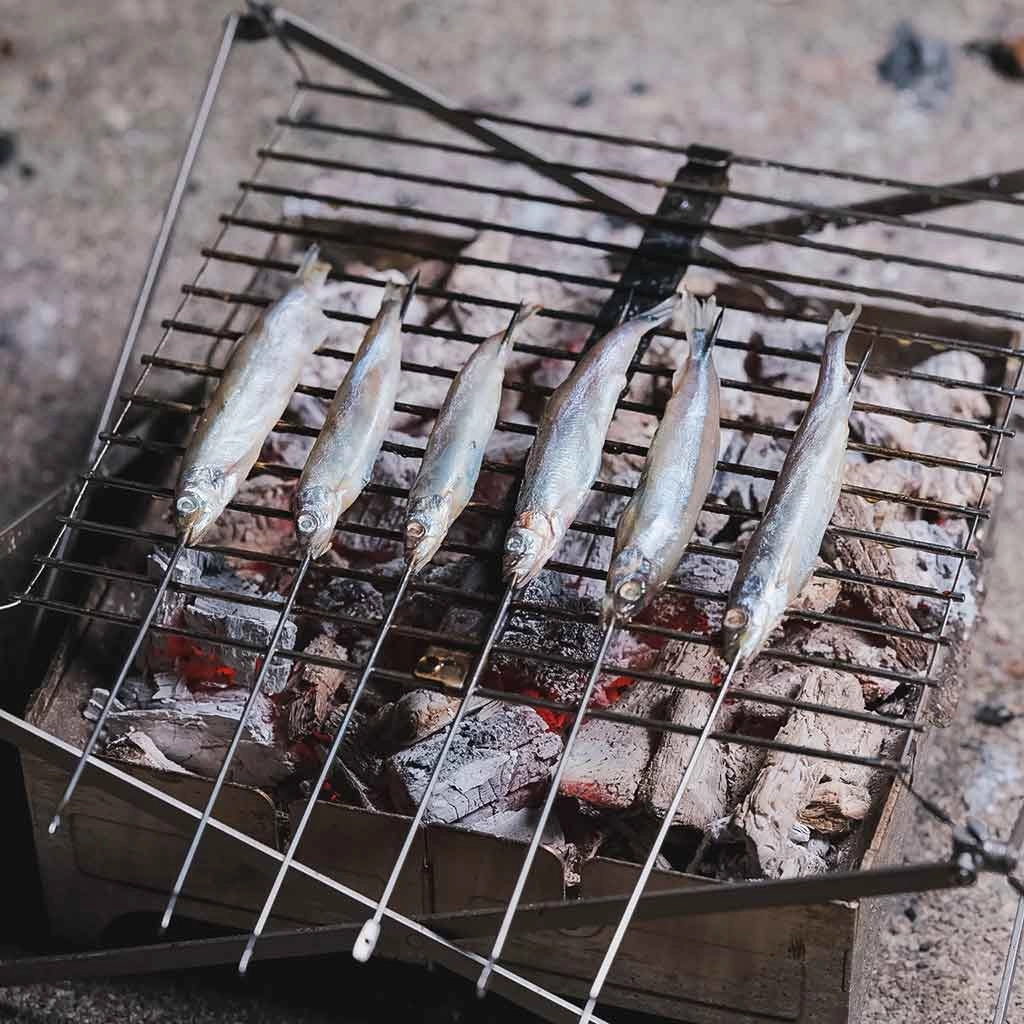 Grill with Fire Set