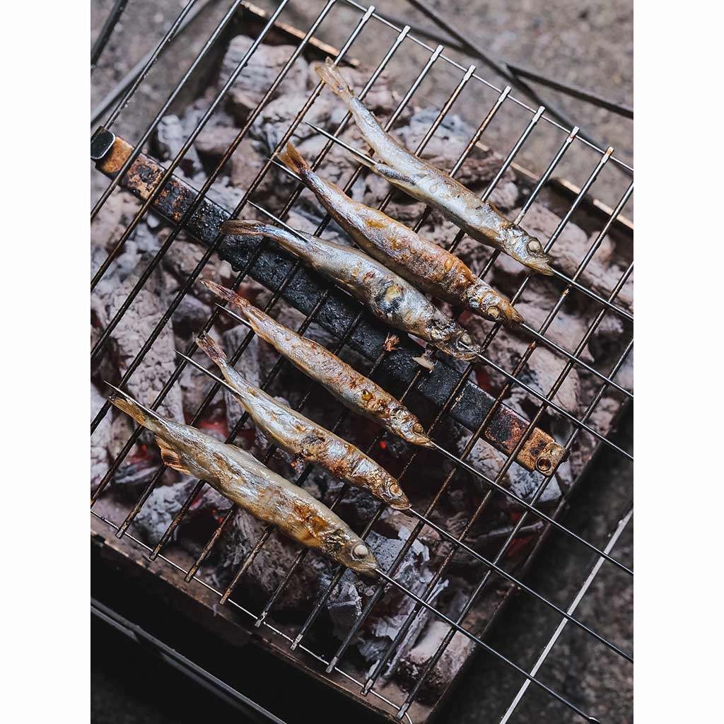 Grill with Fire Set