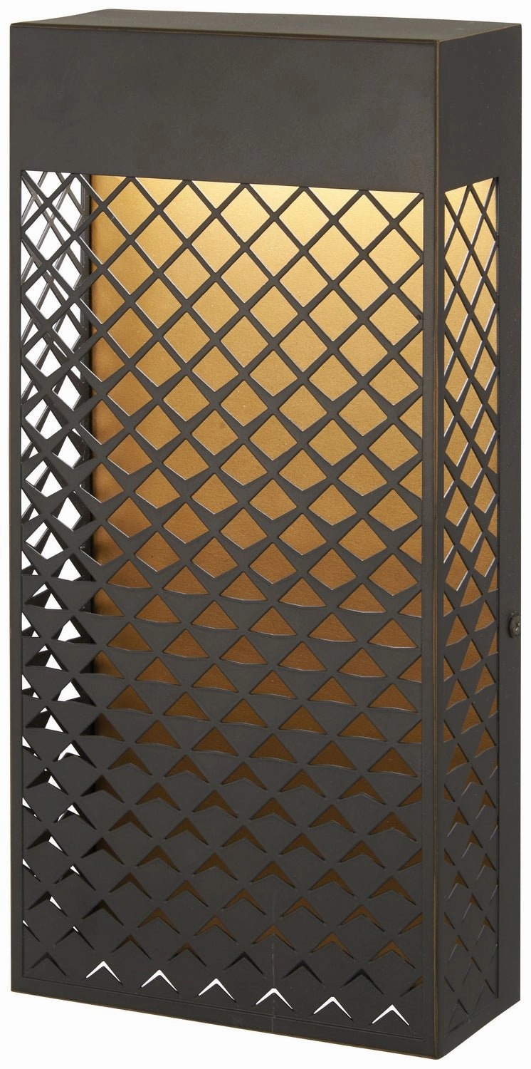 Guild LED Pocket Lantern Matte GoldOutdoor wall sconces with motion sensor