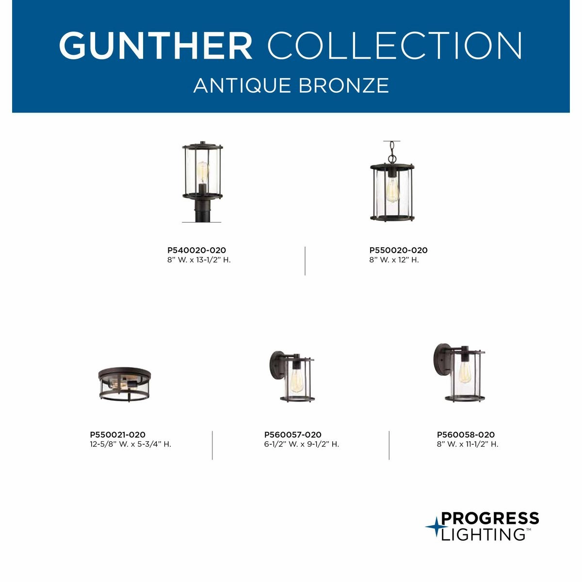 Gunther 2-Light Outdoor Flush Mount