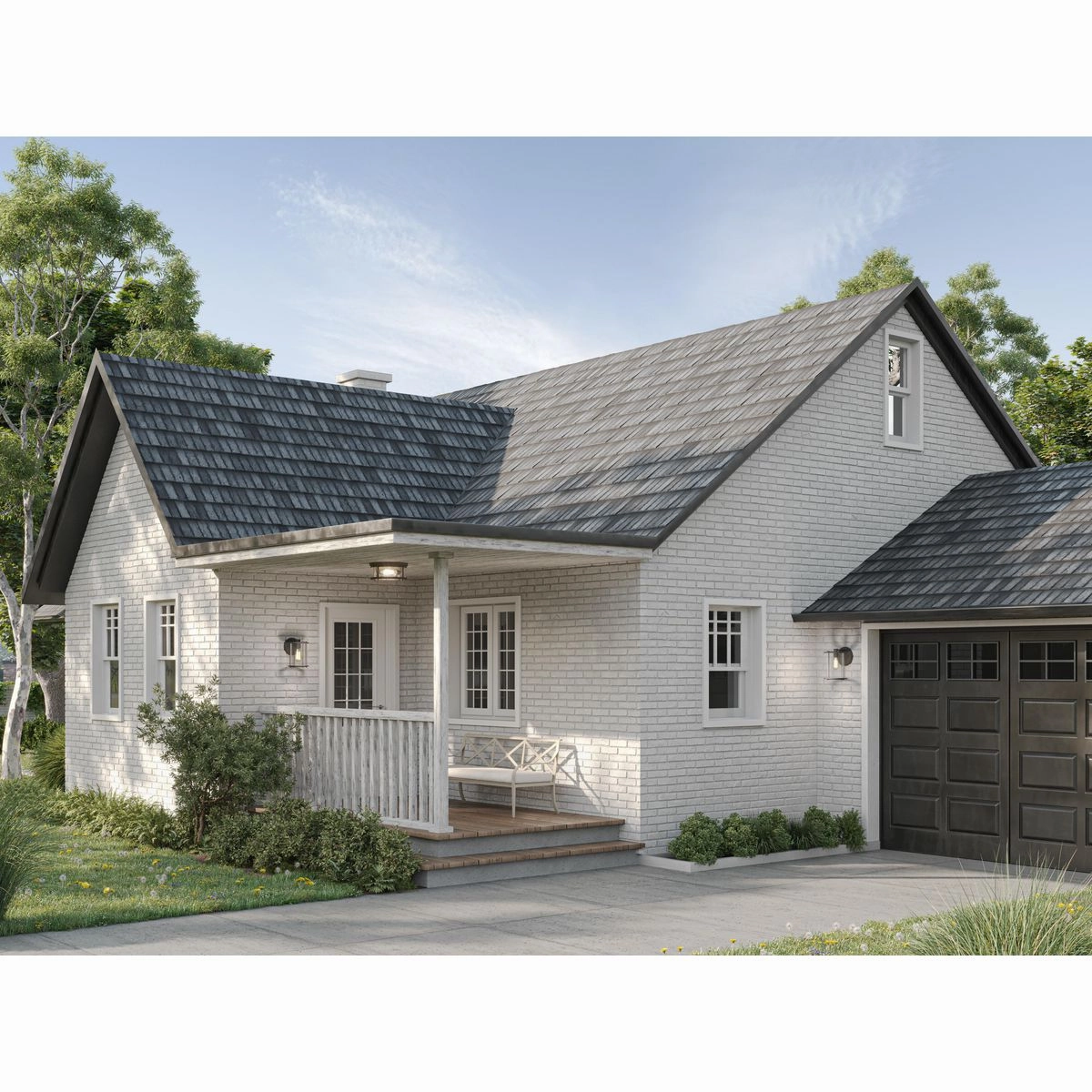 Gunther 2-Light Outdoor Flush Mount