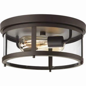 Gunther 2-Light Outdoor Flush MountWeatherproof outdoor lighting