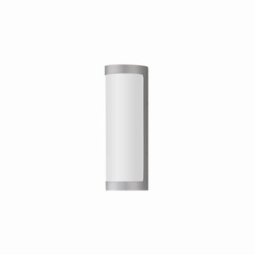 Halfpipe LED Outdoor Wall Sconce Brushed AluminumOutdoor wall sconces with motion sensor