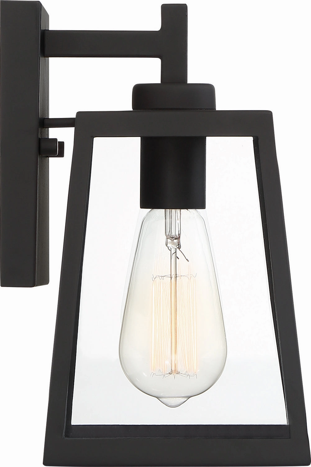 Halifax One Light Outdoor Wall Lantern Matte BlackOutdoor wall sconces with motion sensor
