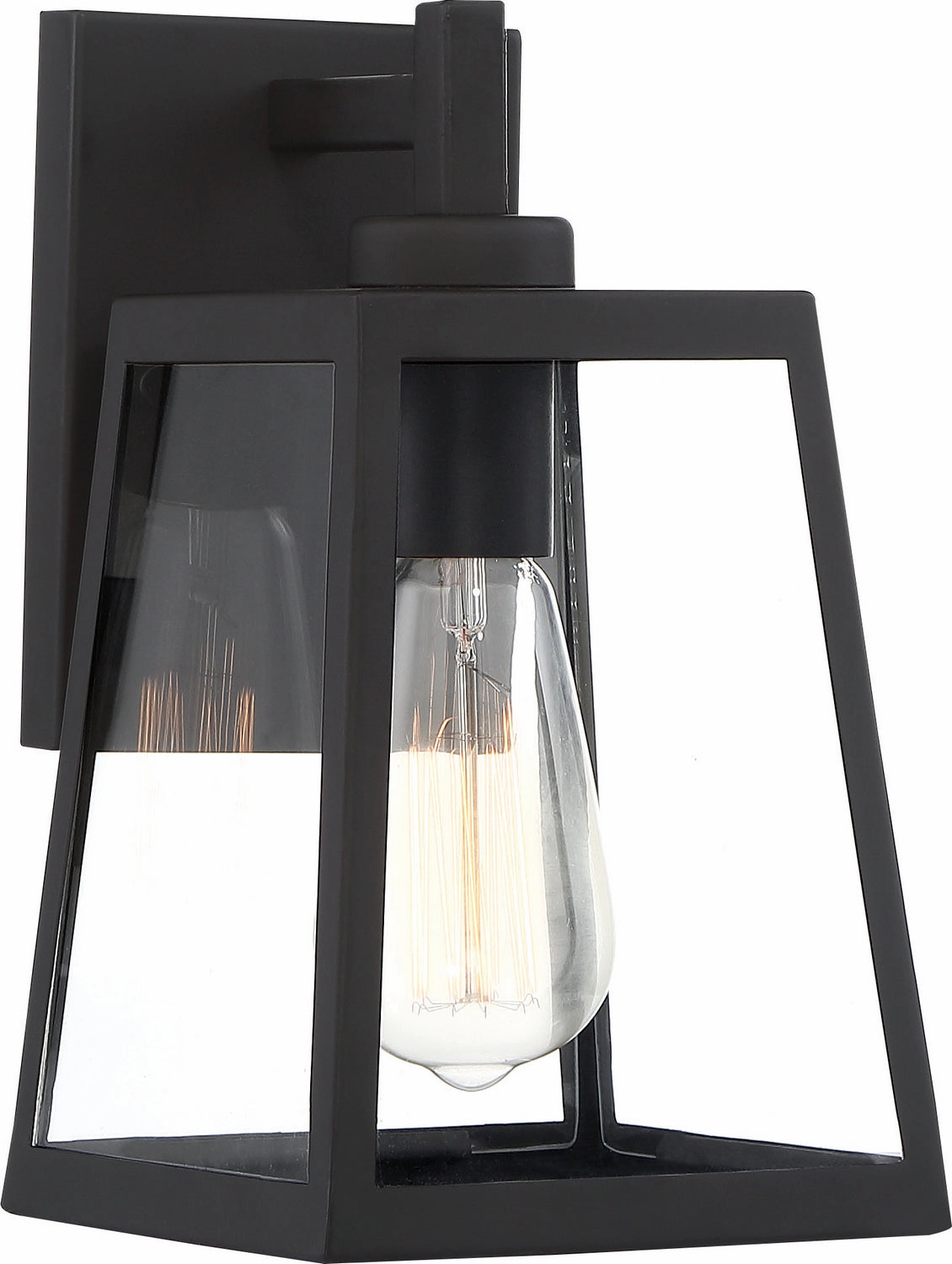 Halifax One Light Outdoor Wall Lantern Matte Black