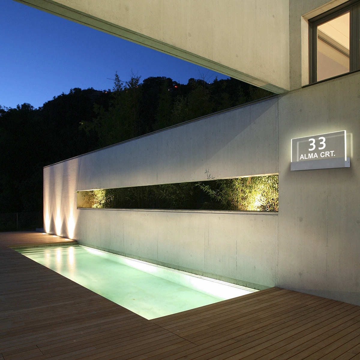 Halpern LED Outdoor Lantern Platinum