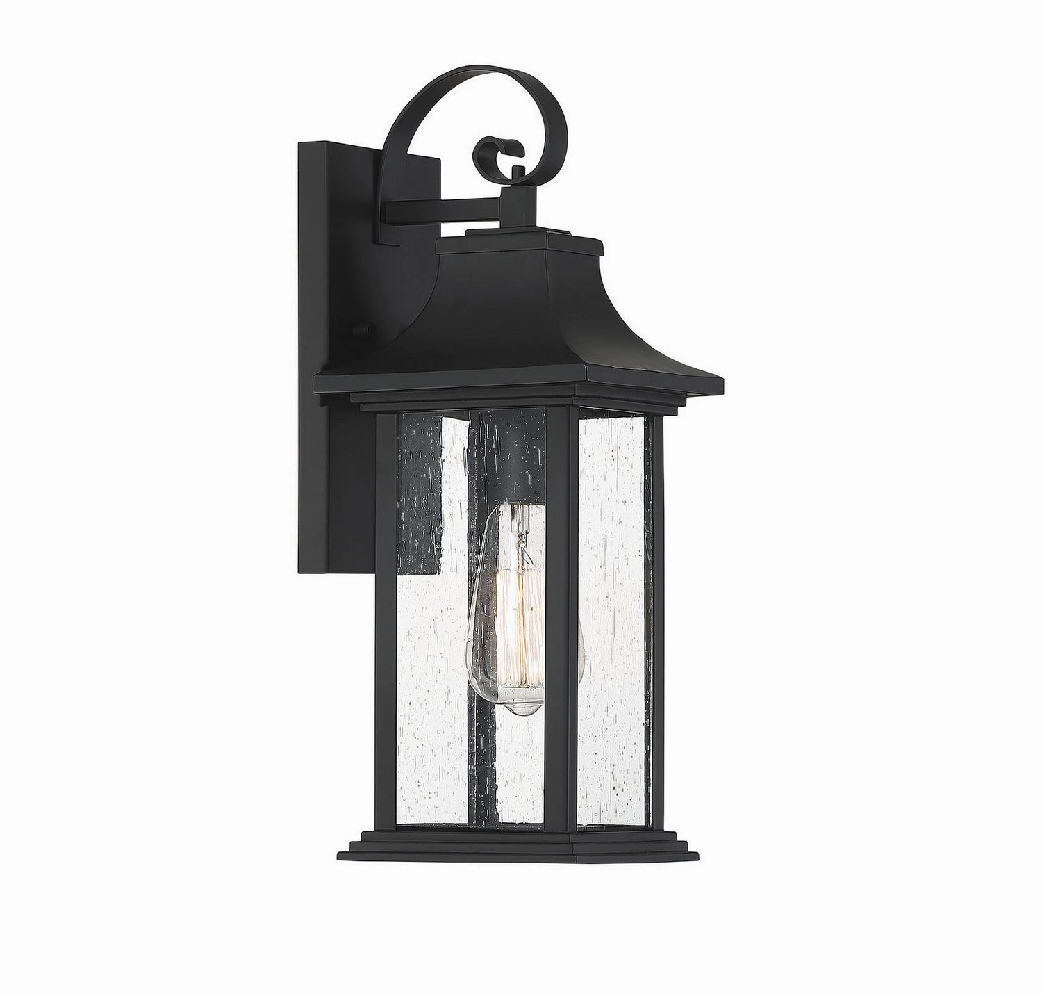 Hancock One Light Wall Sconce Matte Black