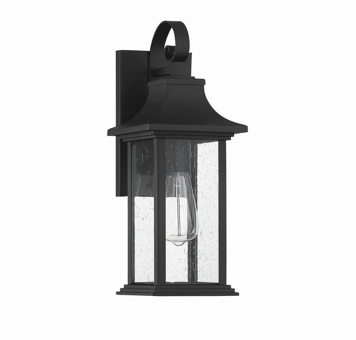Hancock One Light Wall Sconce Matte Black