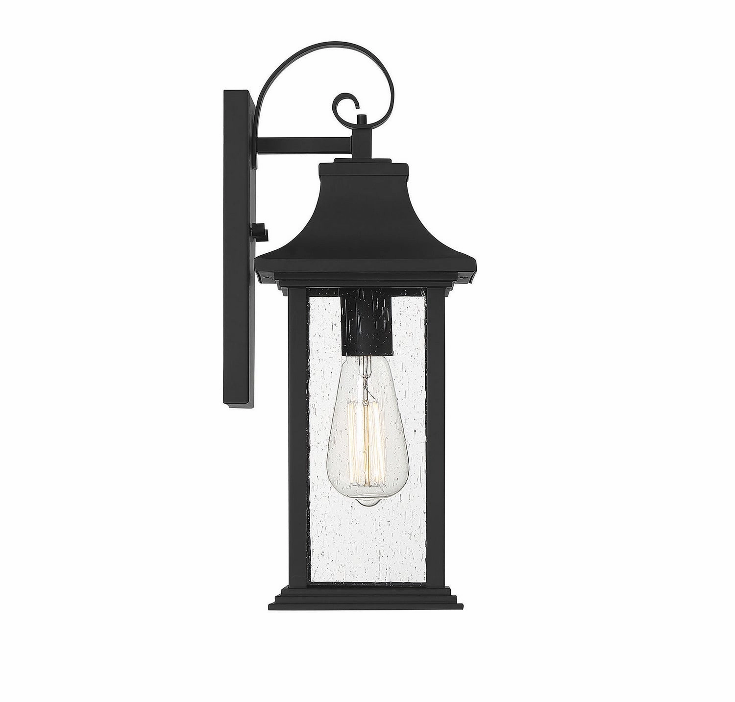 Hancock One Light Wall Sconce Matte Black