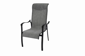 Hanlan Outdoor Dining Chair - Set of 2 - Charcoal/Light Greyoutdoor patio furniture set