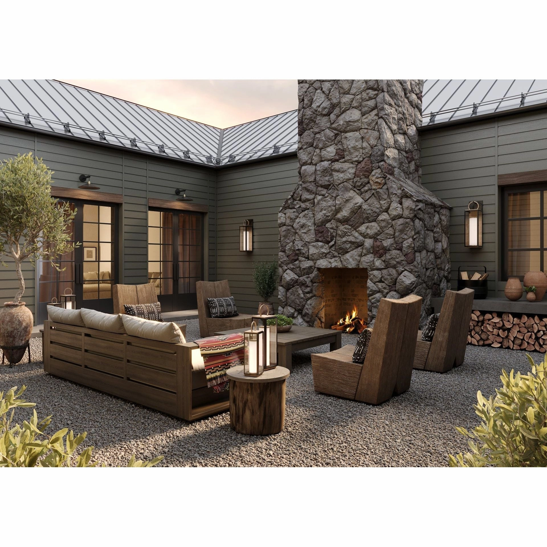 Harac 1-Light Outdoor Wall Sconce