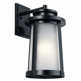 Harbor Bay One Light Outdoor Wall Mount BlackOutdoor wall sconces with motion sensor