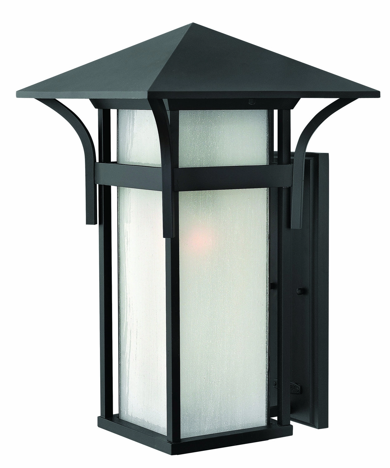 Harbor LED Wall Mount Satin BlackOutdoor wall sconces with motion sensor