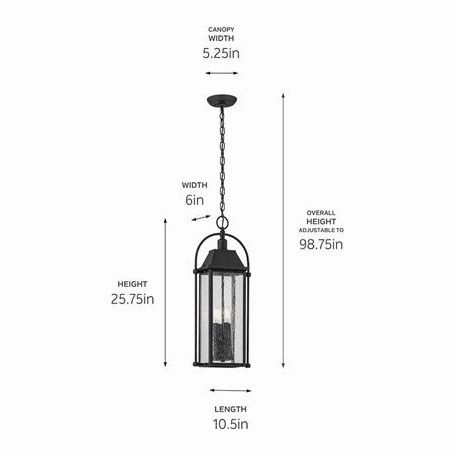 Harbor Row 25.75" 4-Light Outdoor Hanging Light