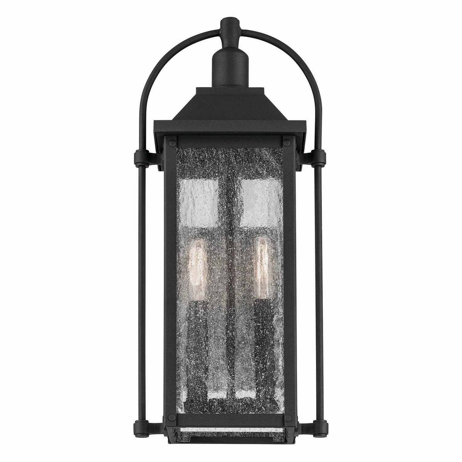 Harbor Row Two Light Outdoor Wall Mount Textured Black