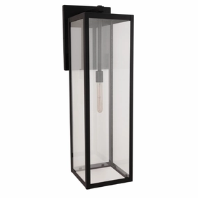 Harris One Light Outdoor Lantern Textured BlackOutdoor wall sconces with motion sensor