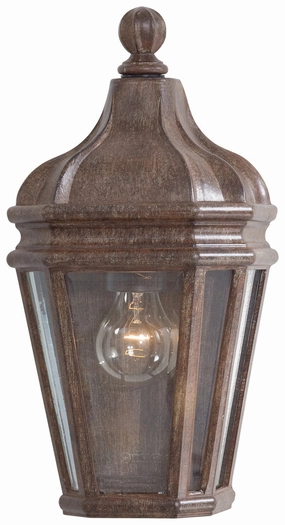 Harrison One Light Pocket Lantern Vintage RustOutdoor wall sconces with motion sensor