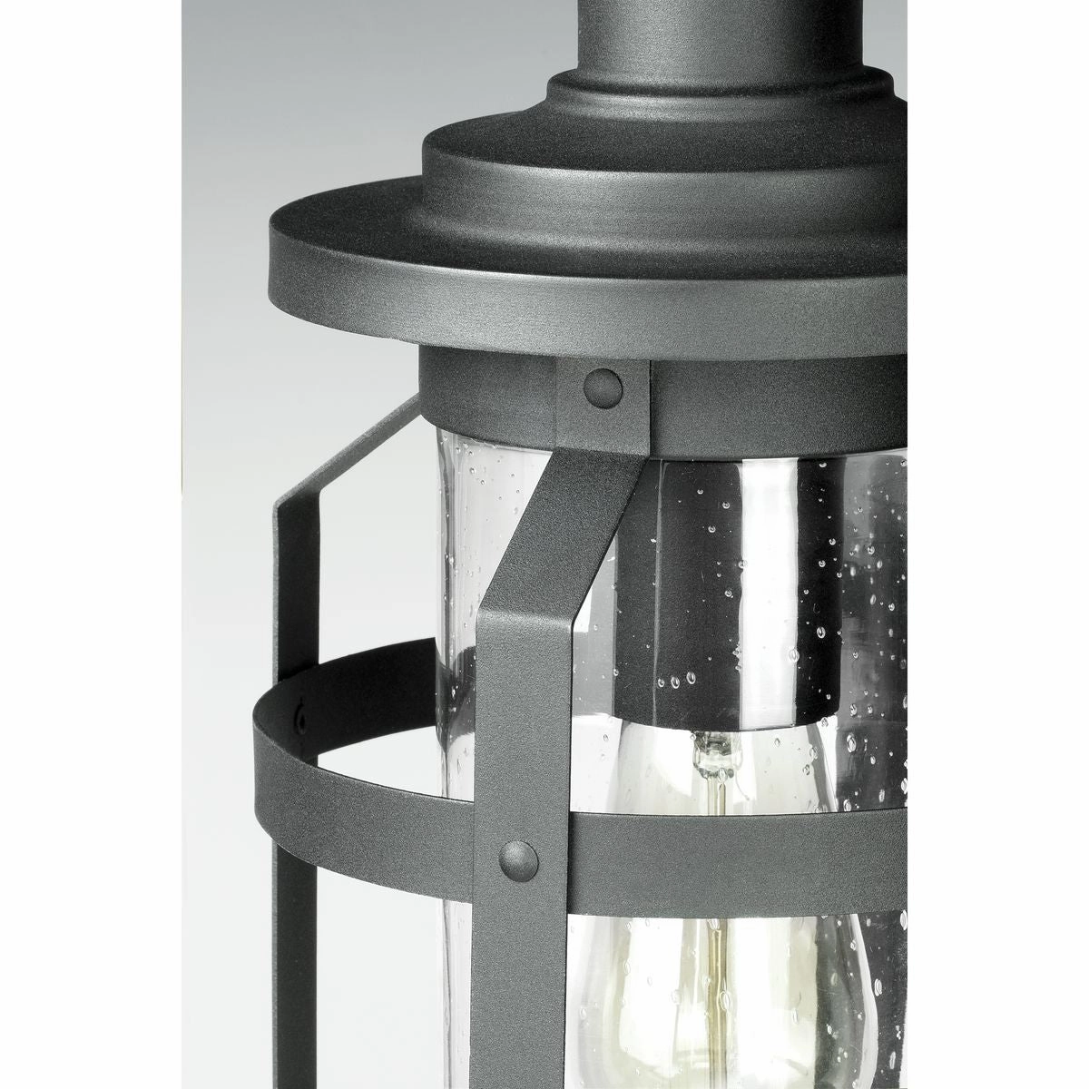 Haslett One Light Wall Lantern Black