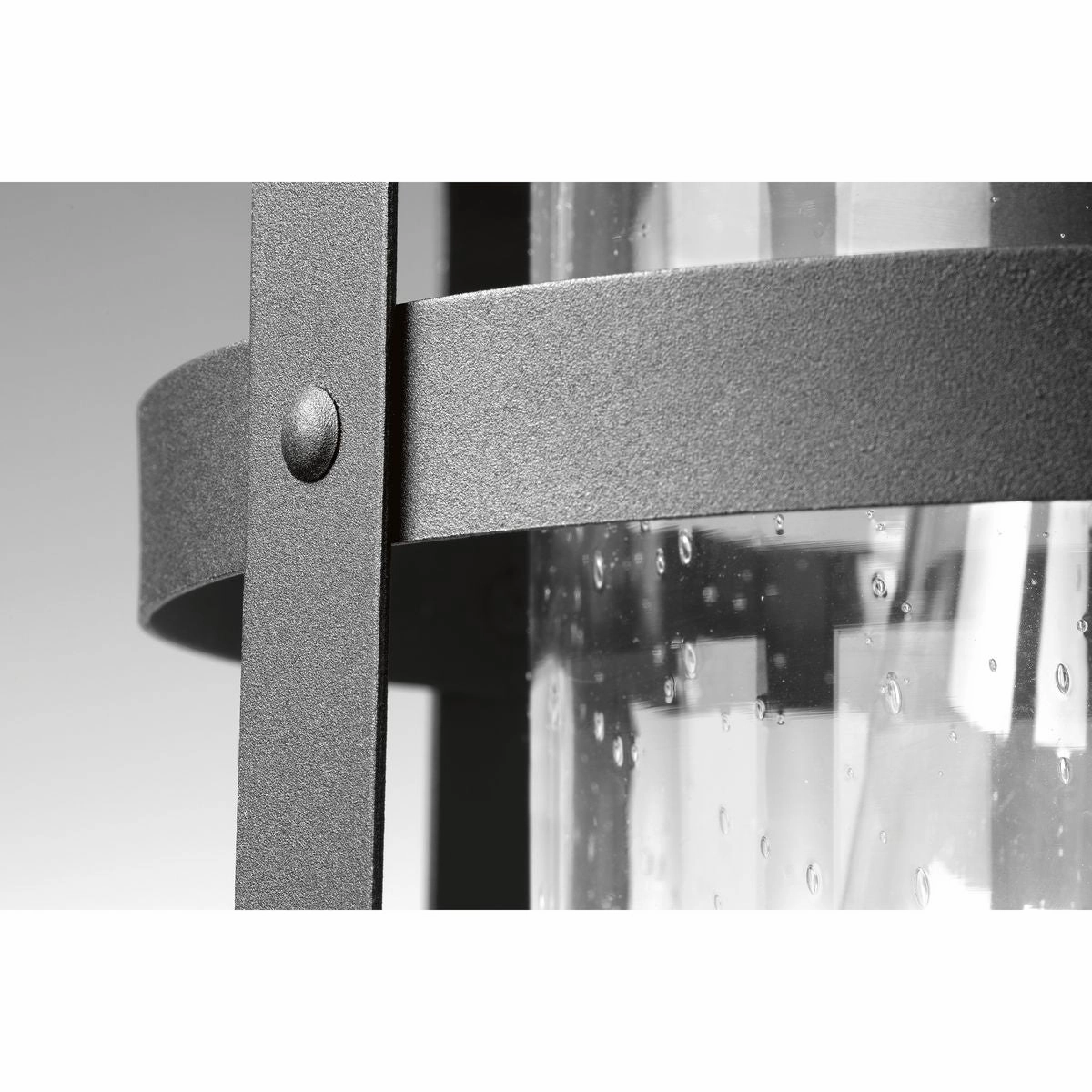 Haslett One Light Wall Lantern Black