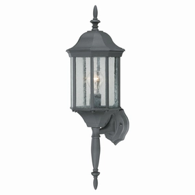Hawthorne One Light Wall Sconce BlackOutdoor wall sconces with motion sensor