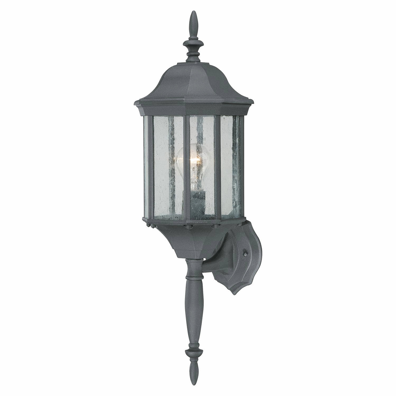 Hawthorne One Light Wall Sconce BlackOutdoor wall sconces with motion sensor
