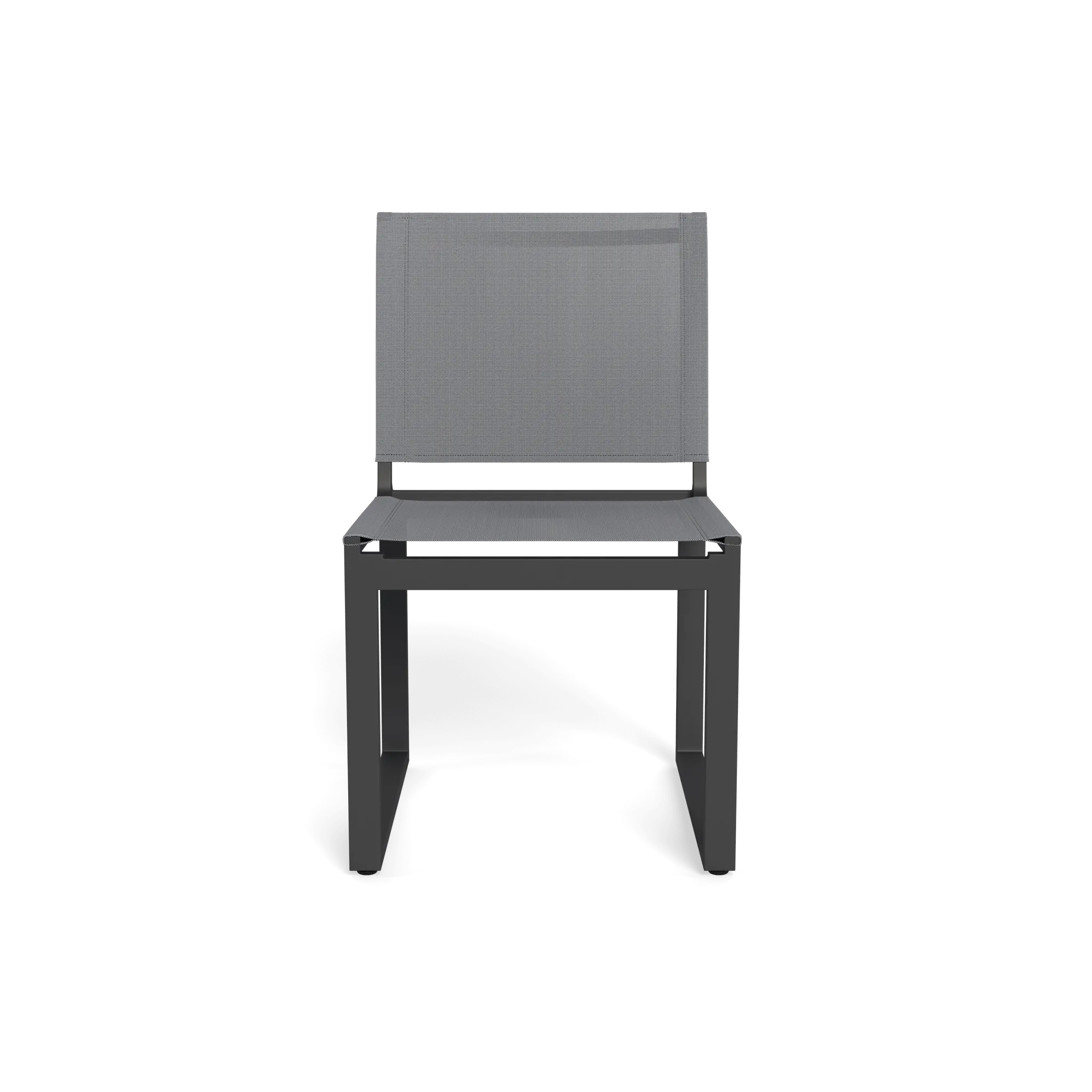 Hayman Aluminum Armless Dining Chairoutdoor dining chair with armrests
