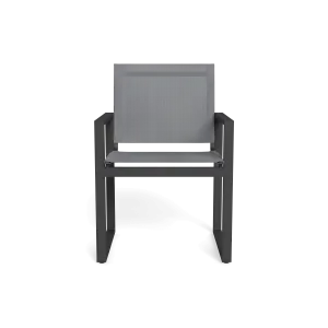 Hayman Aluminum Dining Chairoutdoor dining chair with armrests