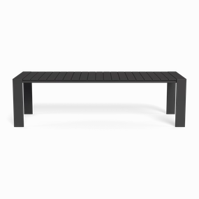 Hayman Aluminum Dining Table 106"outdoor table for balcony or garden