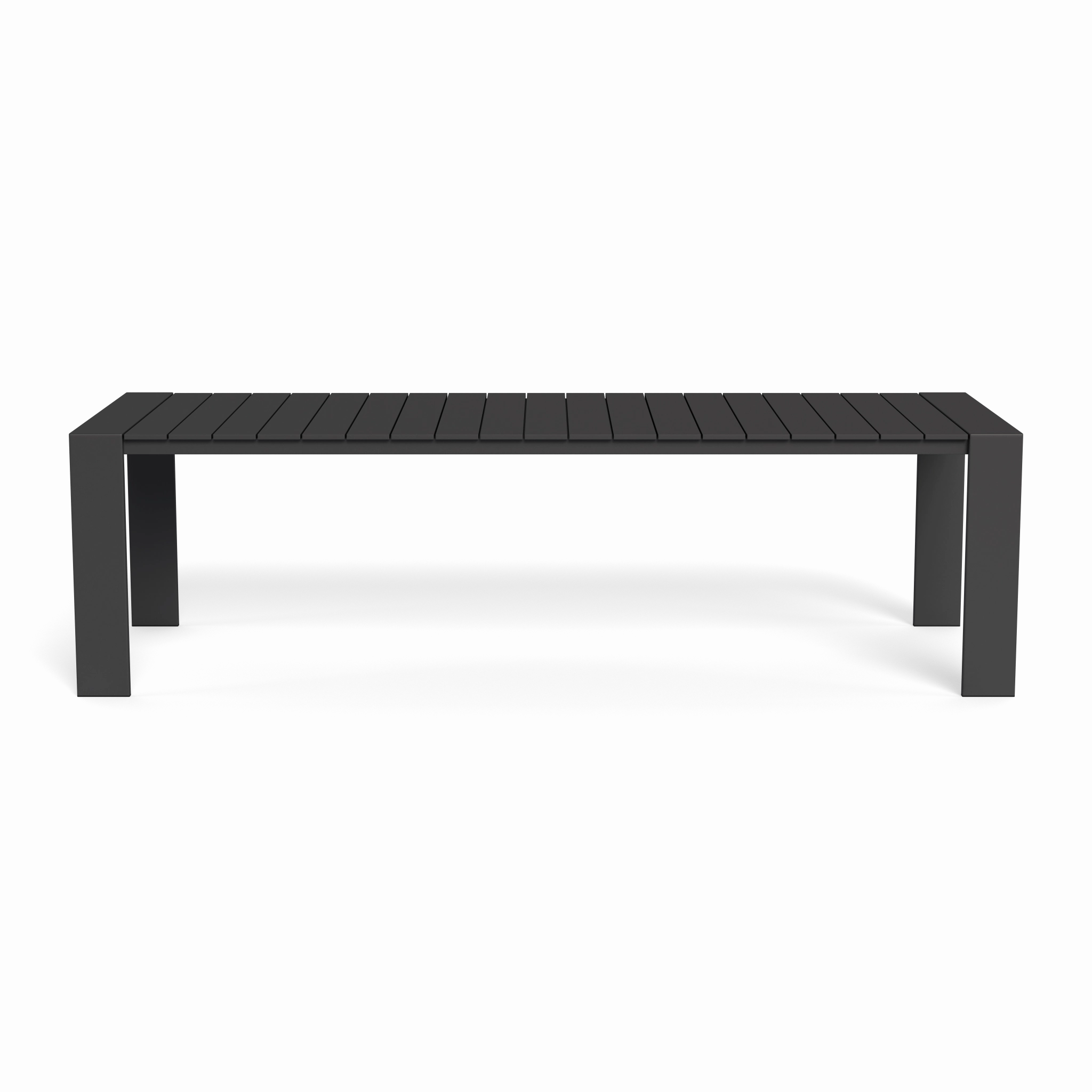 Hayman Aluminum Dining Table 106"outdoor table for balcony or garden