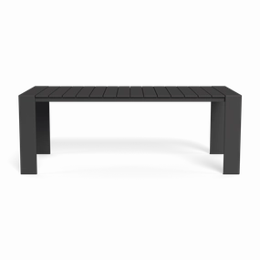 Hayman Aluminum Dining Table 81"outdoor table for balcony or garden