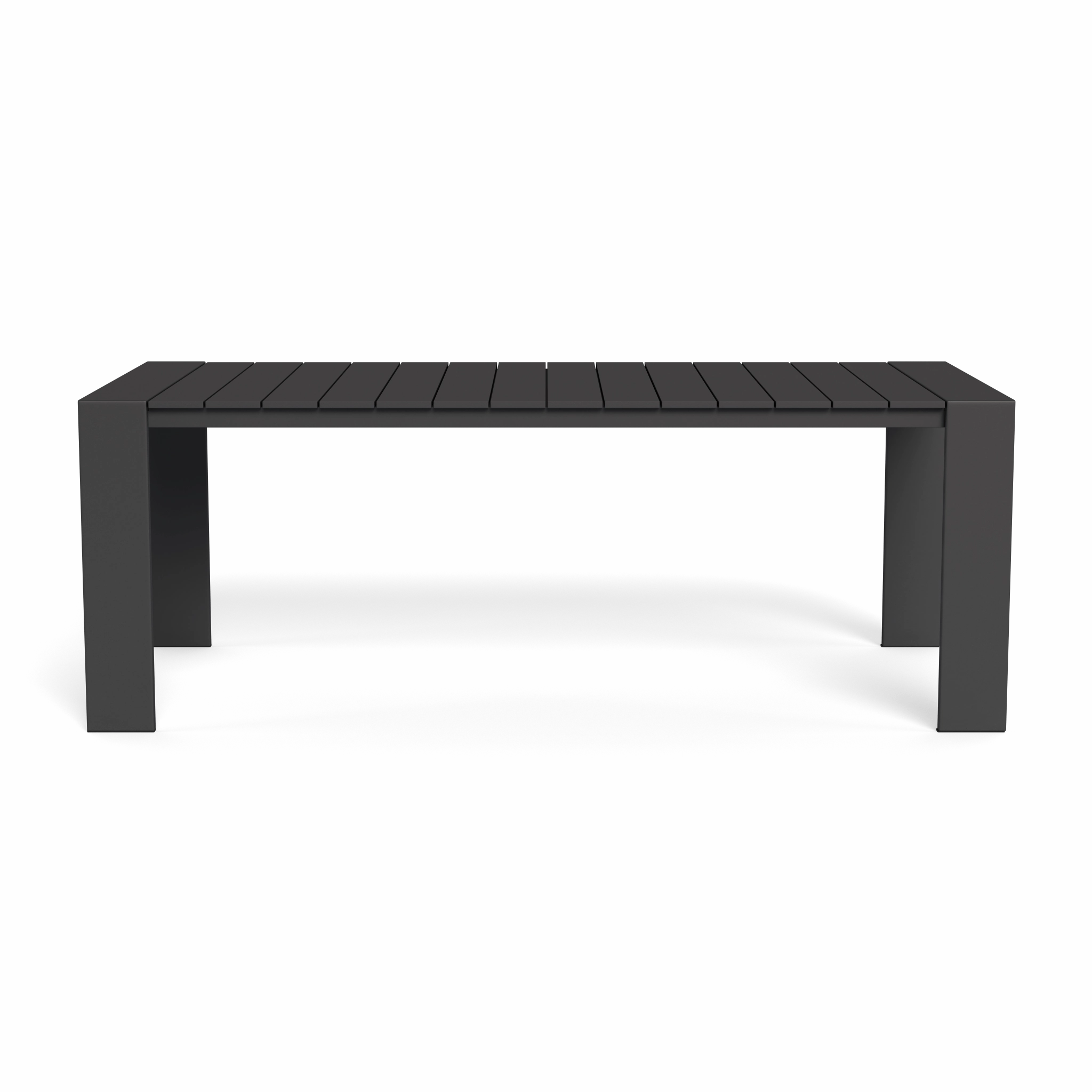 Hayman Aluminum Dining Table 81"outdoor table for balcony or garden