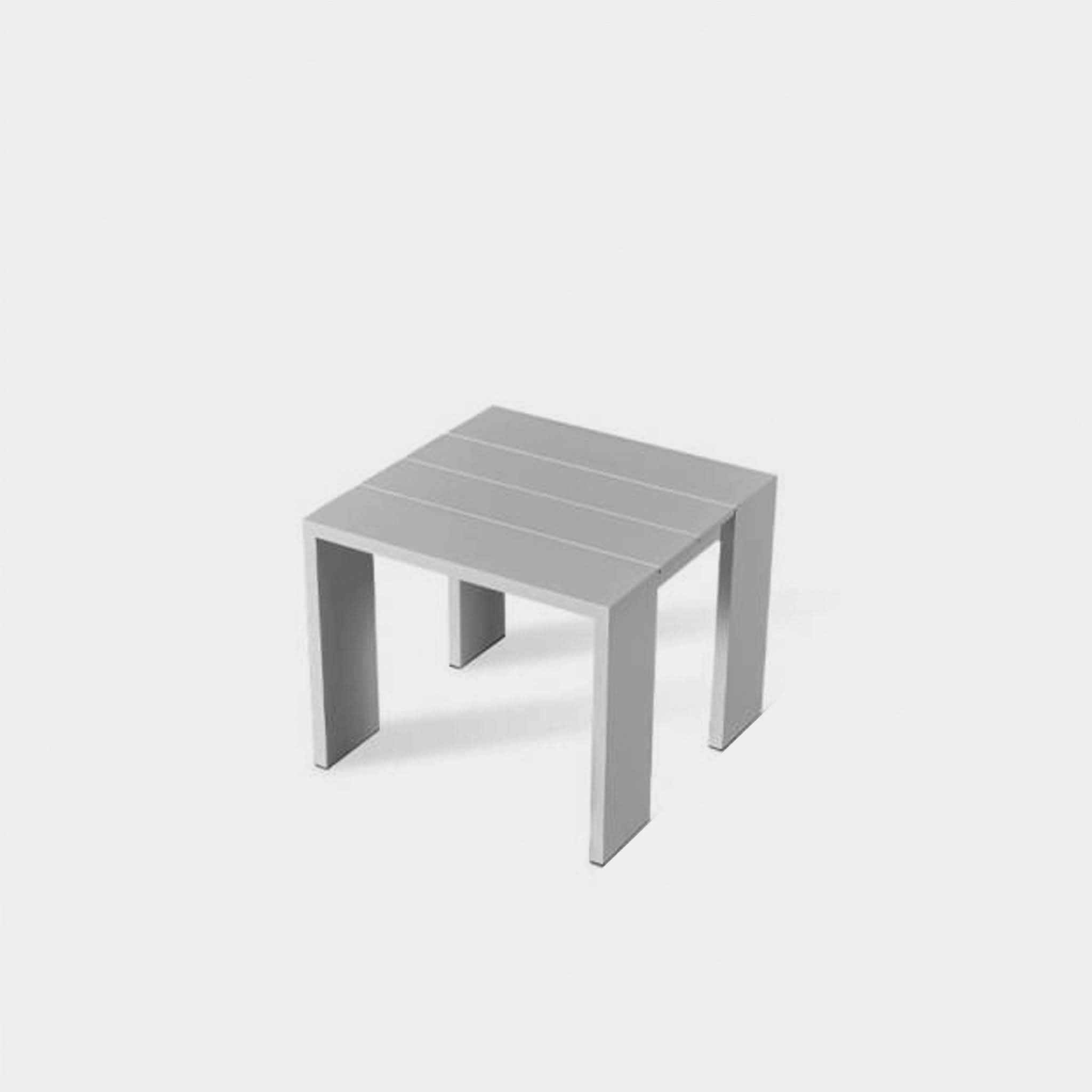 Hayman Aluminum Side Table Square